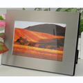 6x4'' Brushed Aluminum Photo Frame With Black Velvet Back